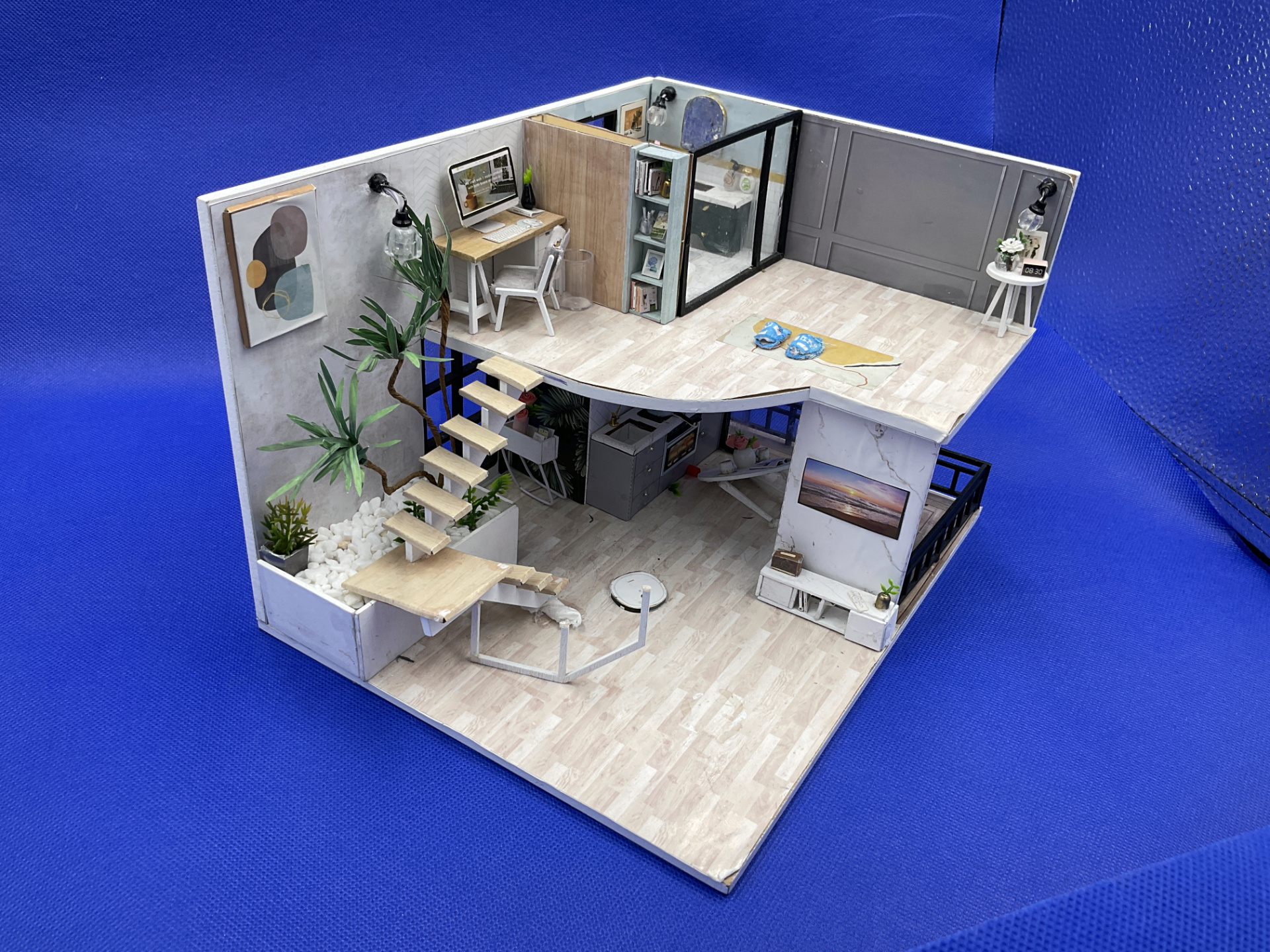 Miniature Casual Two-Floor Home